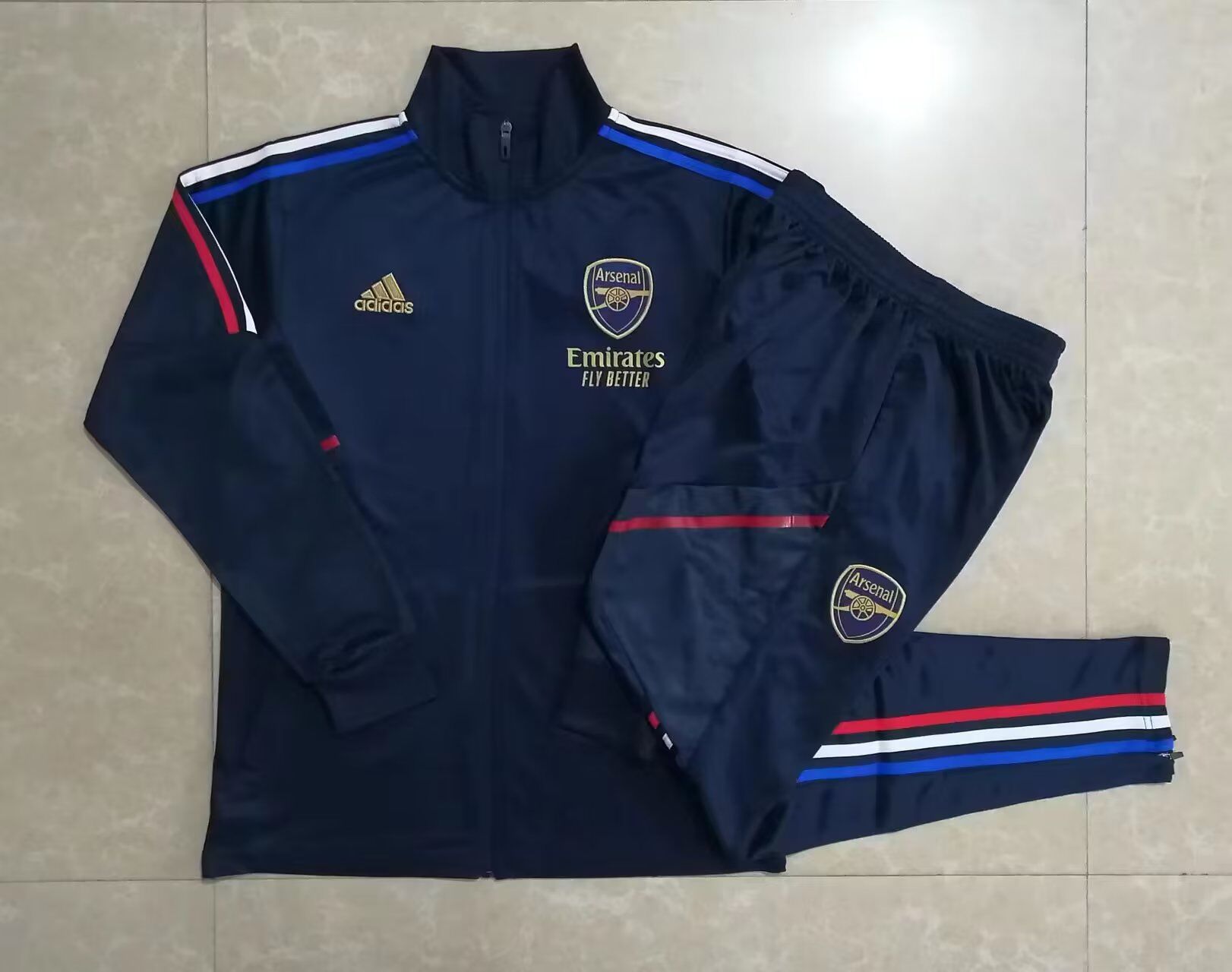 AAA Quality Arsenal 23/24 Tracksuit - Navy Blue